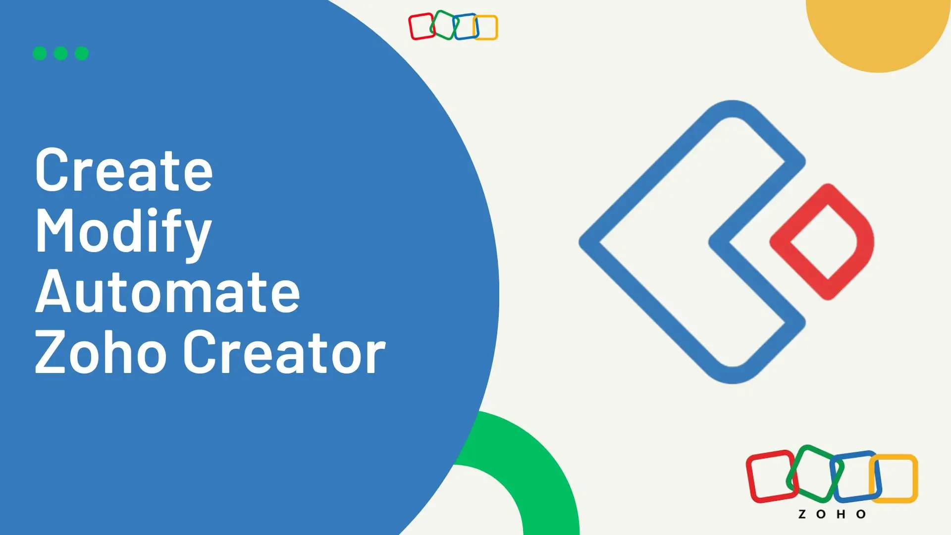 expert Zoho Creator Service - advanced it